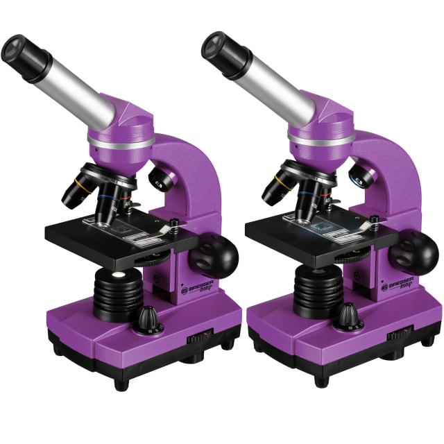 BRESSER Biolux Student Microscope - Purple