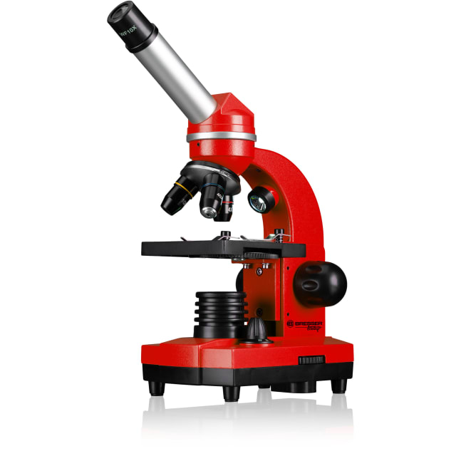 BRESSER Biolux Student Microscope - Red