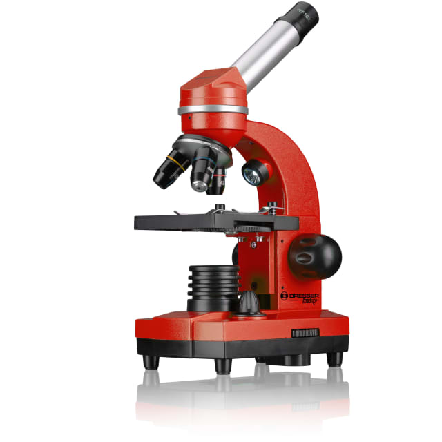 BRESSER Biolux Student Microscope - Red