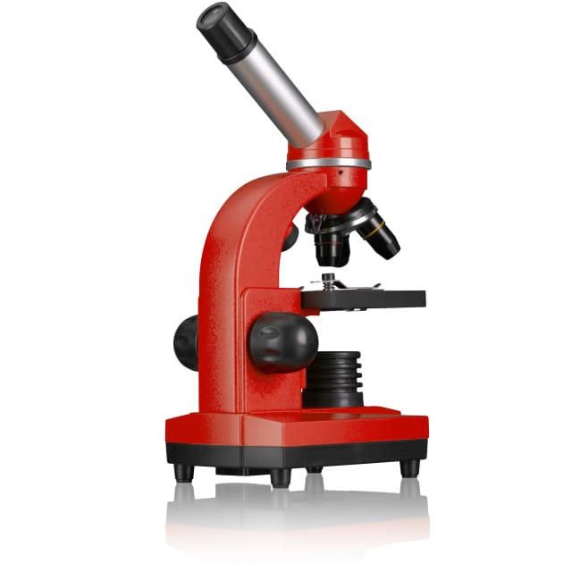BRESSER Biolux Student Microscope - Red