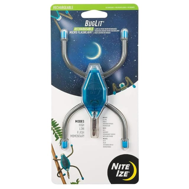 NITE IZE BugLit Blue/Lime feet