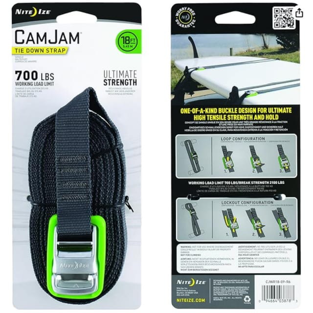 NITE IZE CamJam Tie Down Strap 18ft