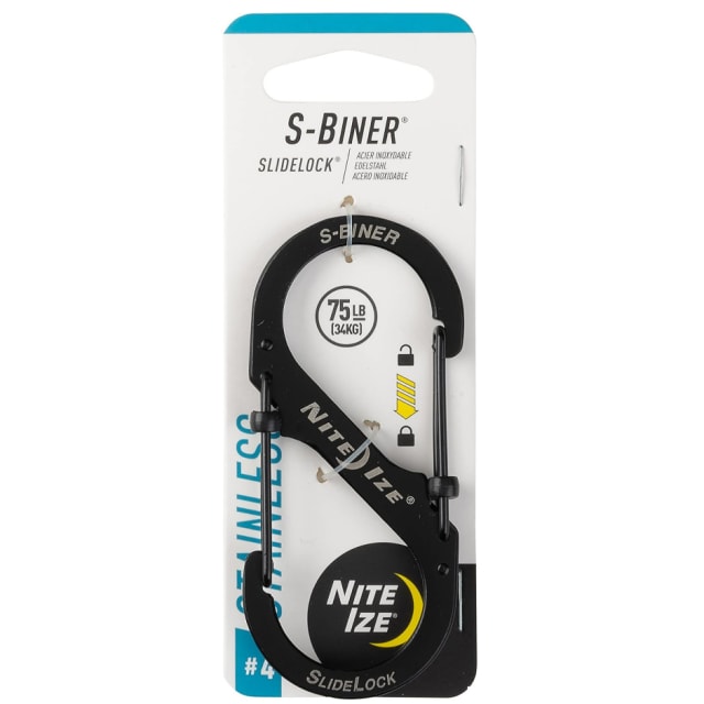 NITE IZE Carabiner Slide Lock #4 Black