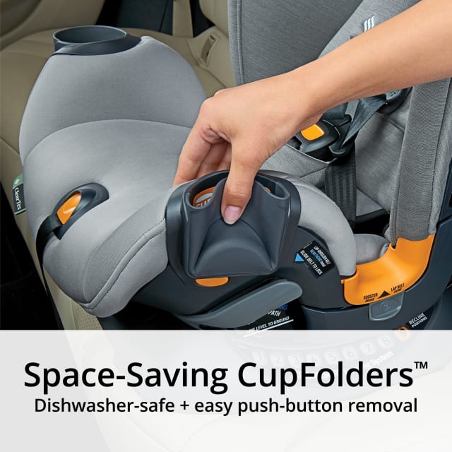 CHICCO OneFit Cleartex All in One Car Seat Obsidian