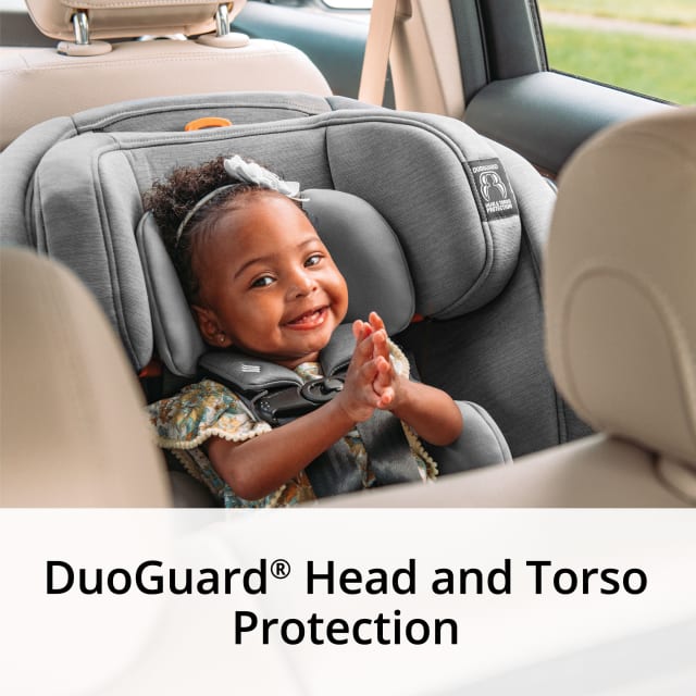 CHICCO OneFit Cleartex All in One Car Seat Obsidian