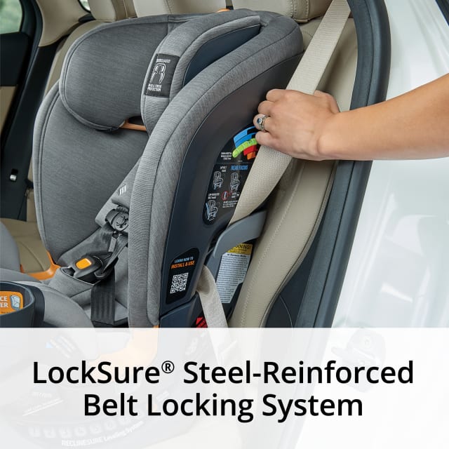 CHICCO OneFit Cleartex All in One Car Seat Obsidian