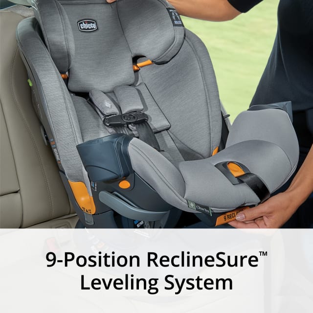 CHICCO OneFit Cleartex All in One Car Seat Obsidian