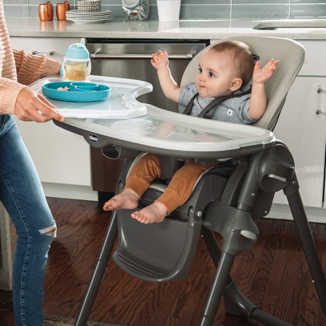 CHICCO HighChair: Polly Black