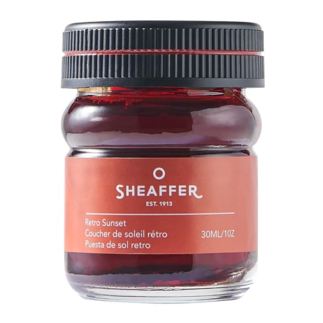 SHEAFFER Fountain Pen Ink Bottle Retro Sunset Orange 30ml