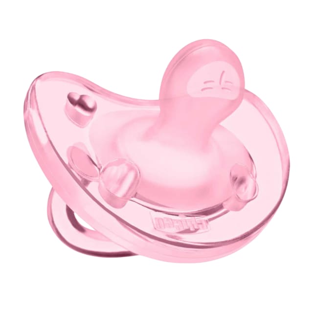 CHICCO Soother: Physio Soft Pink Sil 0-6m 1 pc