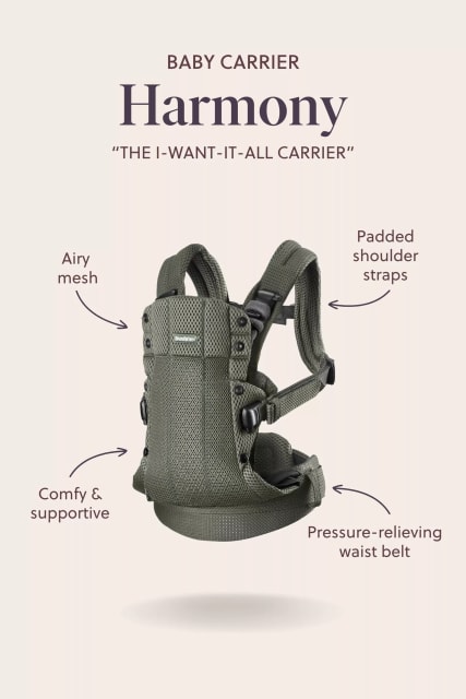 Baby Bjorn Carrier Harmony 3D Mesh Anthracite