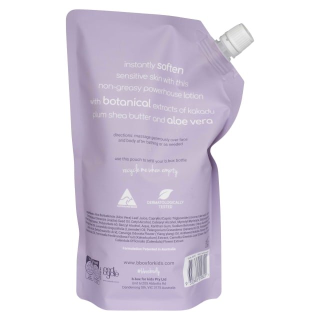 B.BOX Body - Hydrate 350ml body lotion refill