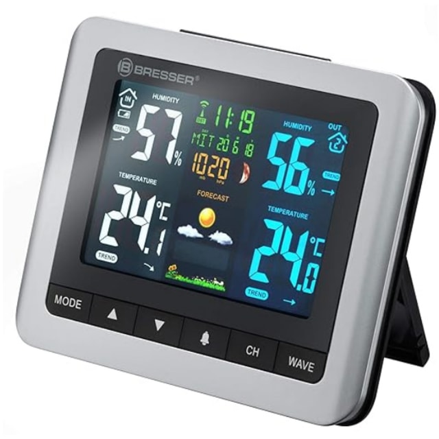 BRESSER Modern Touch Key Vertical Weather Station