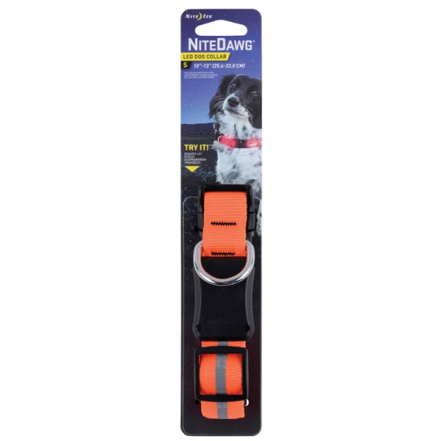 NITE IZE Nite Dawg Collar Orange lge