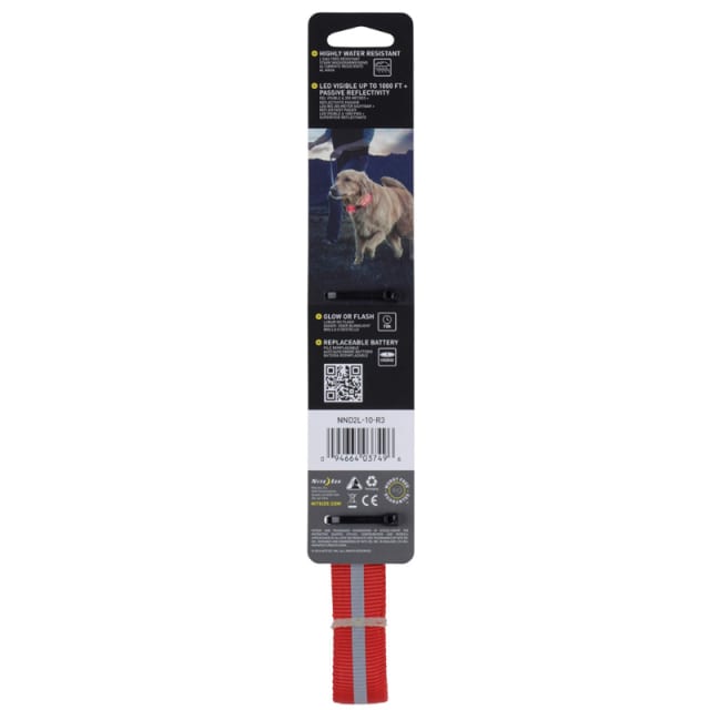 NITE IZE Nite Dawg Collar Red medium
