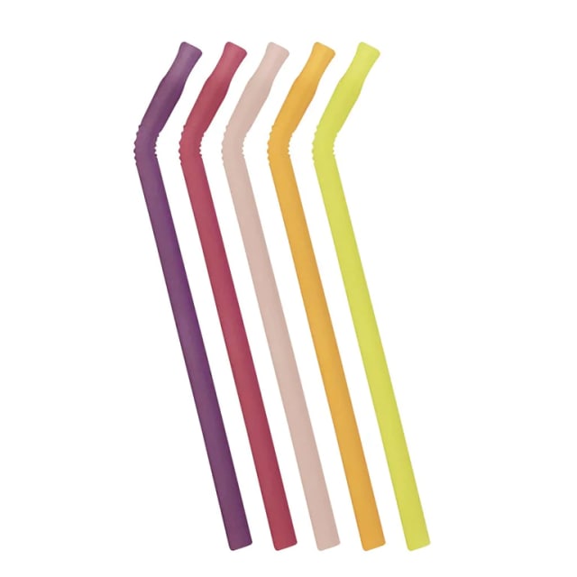 B.BOX Silicone Straw 5pc Very Berry