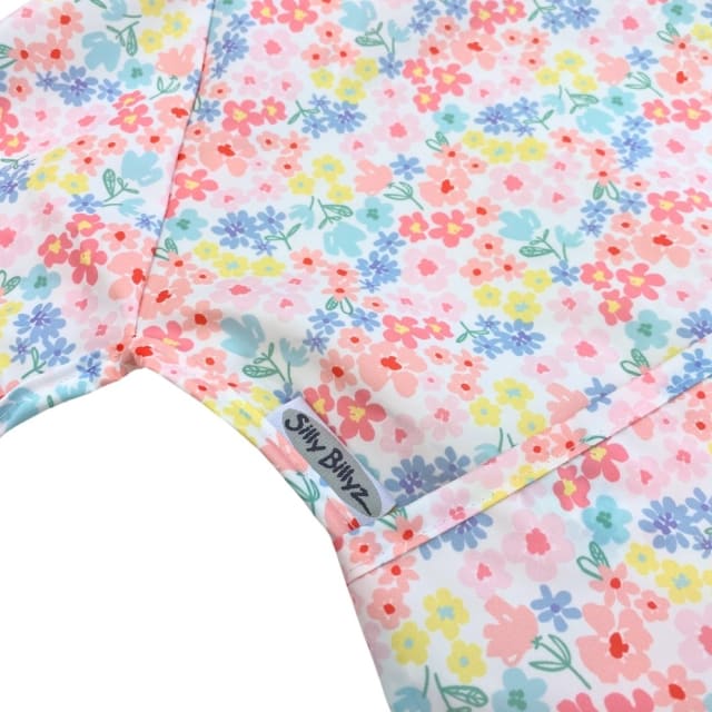 Nylon Small Long Sleeve Bib Flower Field