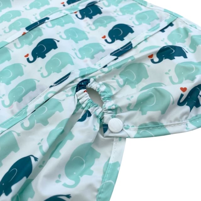 Nylon Highchair Hugger Long Sleeve Bib Elephant Love