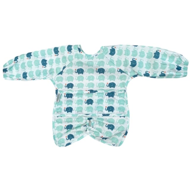 Nylon Highchair Hugger Long Sleeve Bib Elephant Love