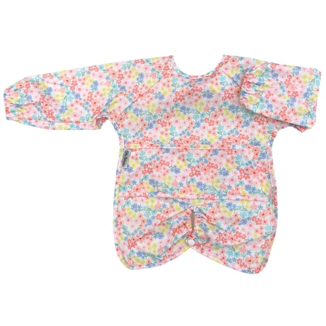 Nylon Highchair Hugger Long Sleeve Bib Flower Field
