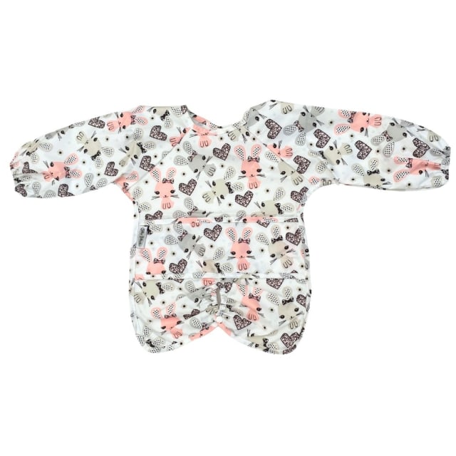Nylon Highchair Hugger Long Sleeve Bib Bunny Love