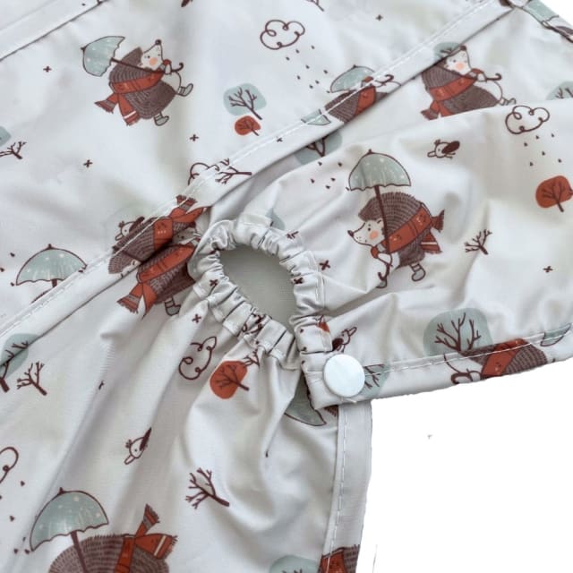 Nylon Highchair Hugger Long Sleeve Bib Mr Hedgehog