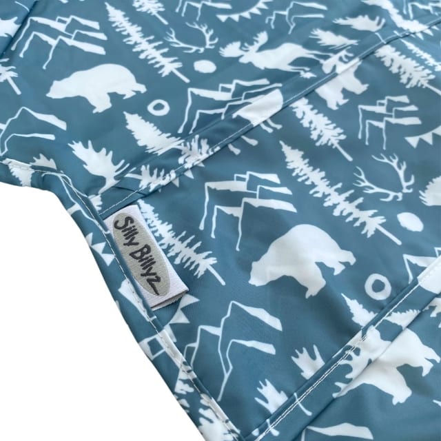 Nylon Highchair Hugger Long Sleeve Bib Wilderness