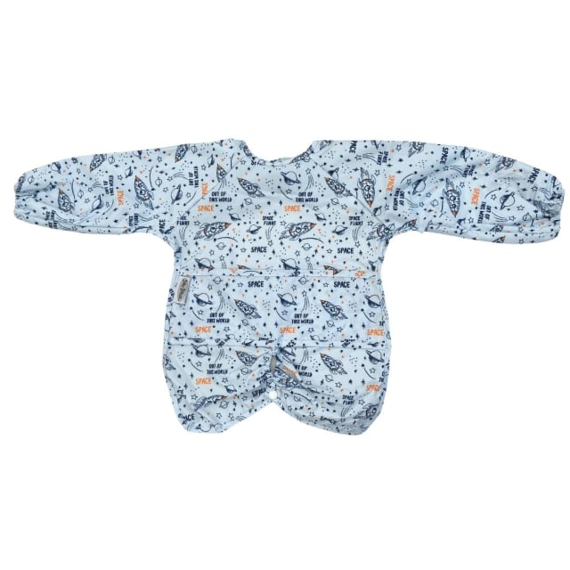 Nylon Highchair Hugger Long Sleeve Bib Space