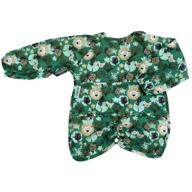 Nylon Highchair Hugger Long Sleeve Bib Jungle