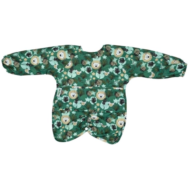 Nylon Highchair Hugger Long Sleeve Bib Jungle