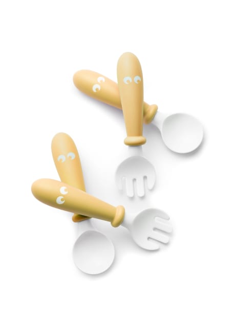 Baby Bjorn Spoon & Fork 4pk Yellow