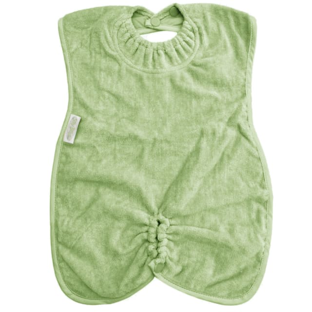 TOWEL HIGHCHAIR HUGR BIB LIGHT SAGE