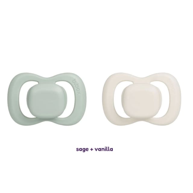B.BOX Pacifier Silicone 2 Twin Asst-4 SRT-6M+