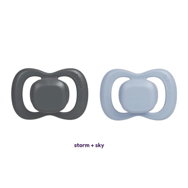 B.BOX Pacifier Silicone 2 Twin Asst-4 SRT-6M+
