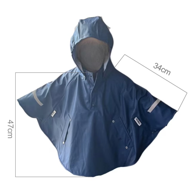 SILLY BILLYZ Wet Weather Poncho Navy