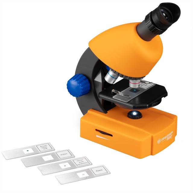 BRESSER 40x-640x Transmission Microscope Carry