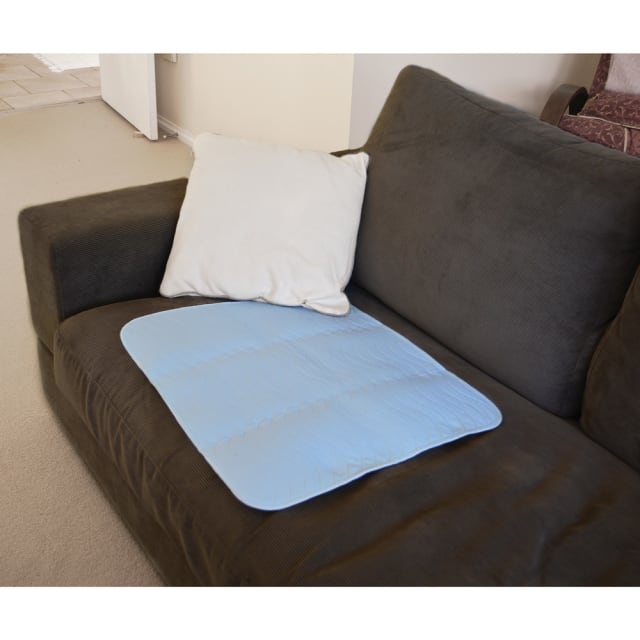 STREET SMARTZ WATERPROOF CHAIR PAD 51X61 PALE BLUE