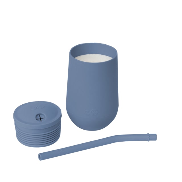 EZPZ HAPPY CUP+STRAW SYSTEM INDIGO