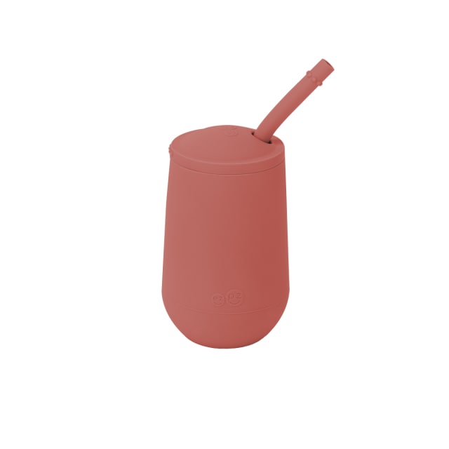 EZPZ HAPPY CUP+STRAW SYSTEM SIENNA