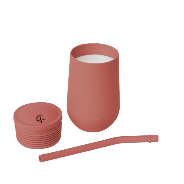 EZPZ HAPPY CUP+STRAW SYSTEM SIENNA