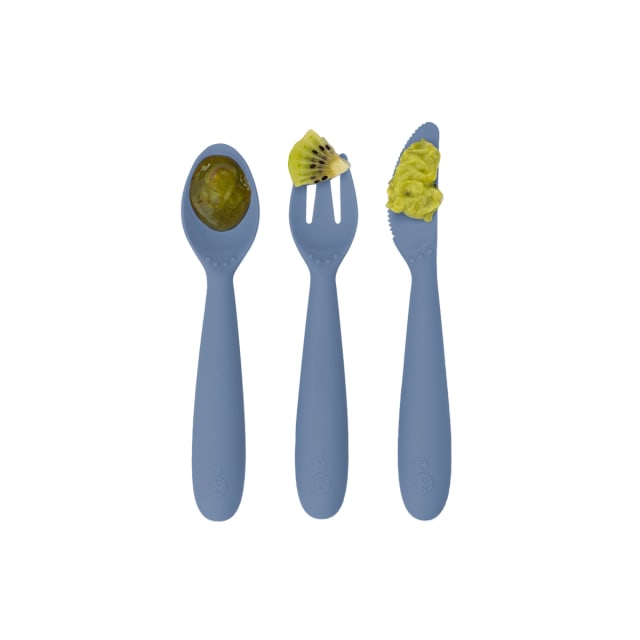 EZPZ HAPPY UTENSILS INDIGO