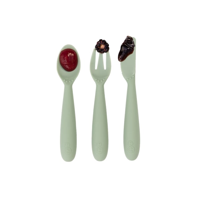 EZPZ HAPPY UTENSILS SAGE
