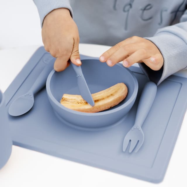 EZPZ HAPPY UTENSILS INDIGO