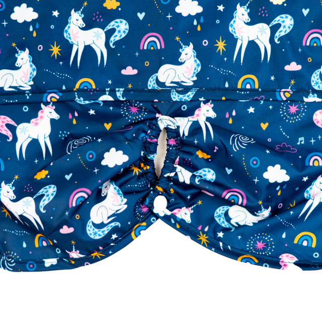 SILLY BILLYZ NYLON HIGHCHAIR HUGR L/S BIB UNICORN