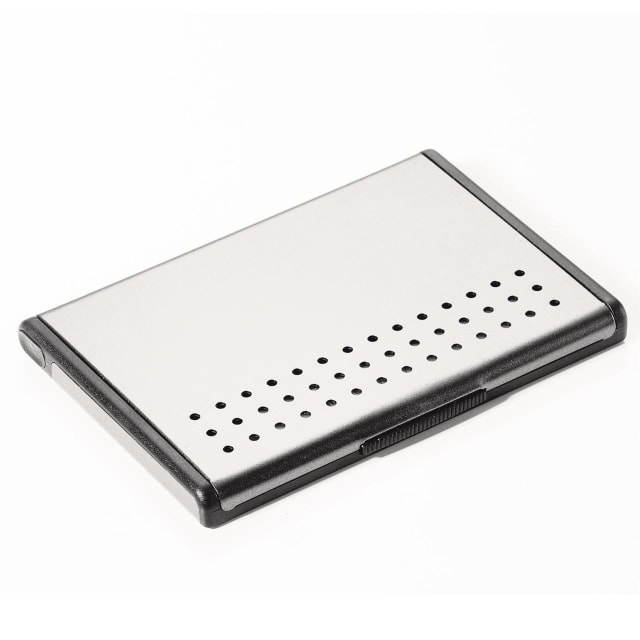 TROIKA B/Card card case aluminium, silver