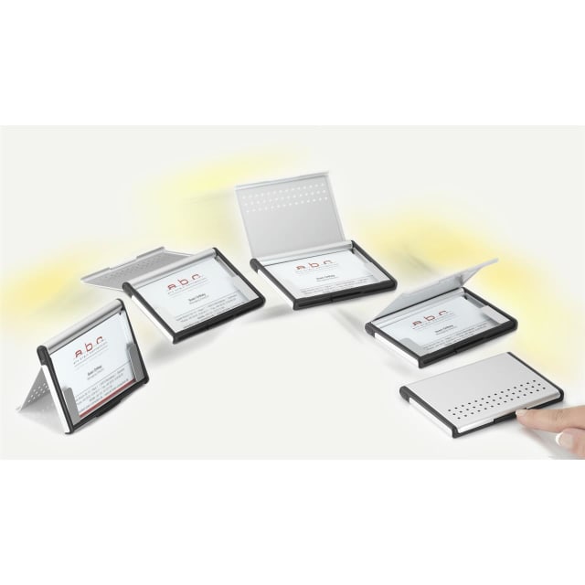 TROIKA B/Card card case aluminium, silver
