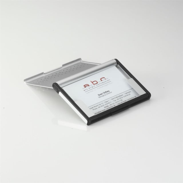 TROIKA B/Card card case aluminium, silver