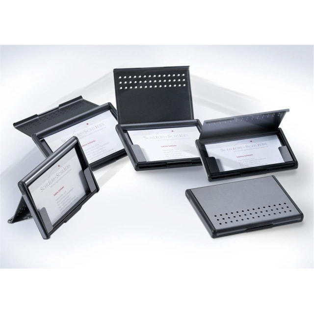 TROIKA B/Card card case, aluminium, grey