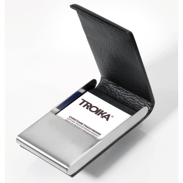 TROIKA B/Card case black