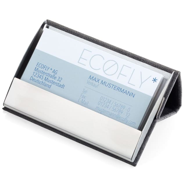 TROIKA B/Card card case, dark gray
